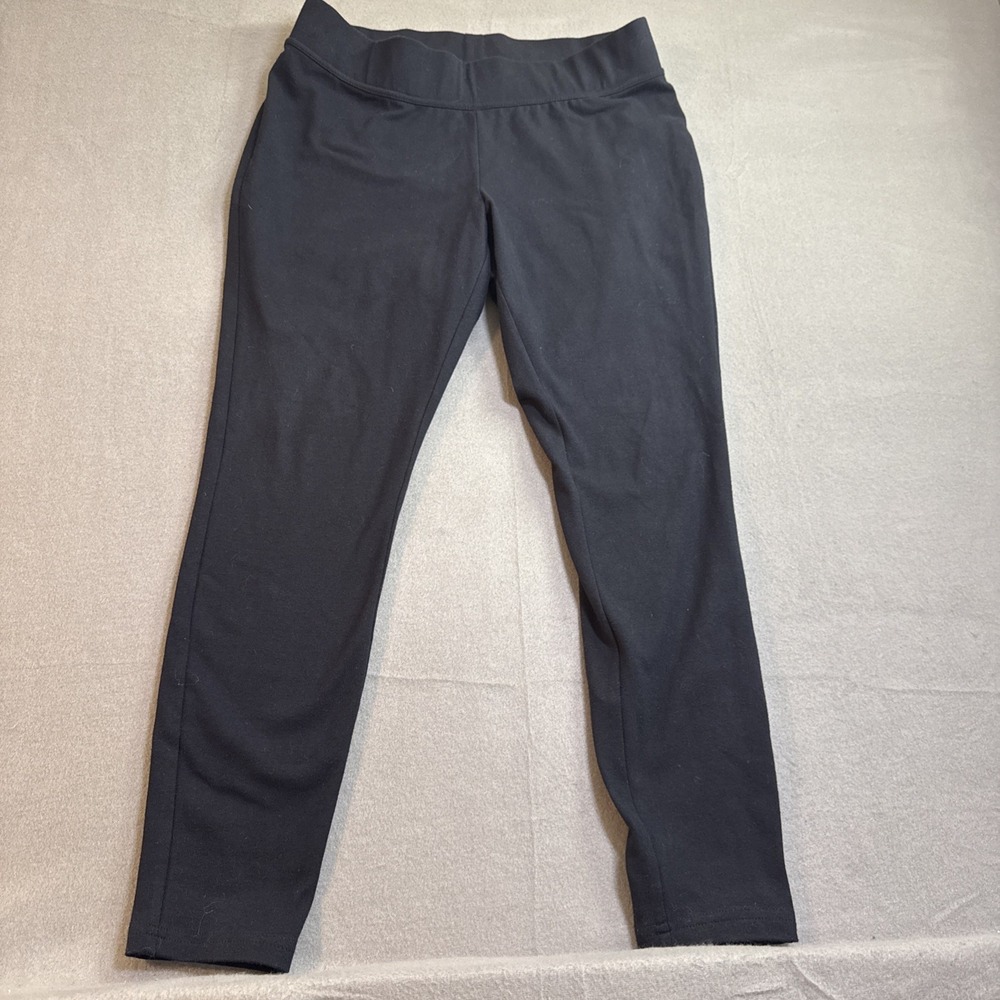 Lands End Black Legging Style Pant Size Medium